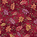 Benartex Fabric - Dancing Leaves Red (Autumn Breeze)