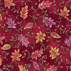 Benartex Fabric - Dancing Leaves Red (Autumn Breeze)
