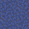 Benartex Fabric - Acorn Twirl Blue (Autumn Breeze)