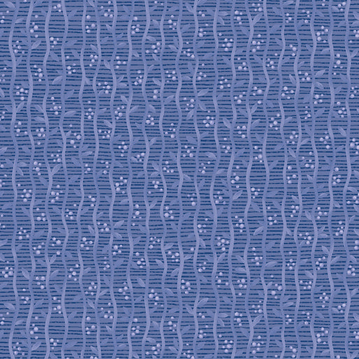 Benartex Fabric - Harvest Stripe Blue (Autumn Breeze)