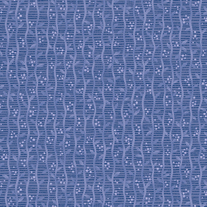 Benartex Fabric - Harvest Stripe Blue (Autumn Breeze)