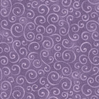 Benartex Fabric - Swirling Winds Purple (Autumn Breeze)
