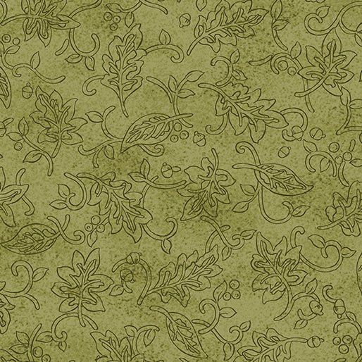 Benartex Fabric - Drifting Silhouette Grass (Autumn Breeze)
