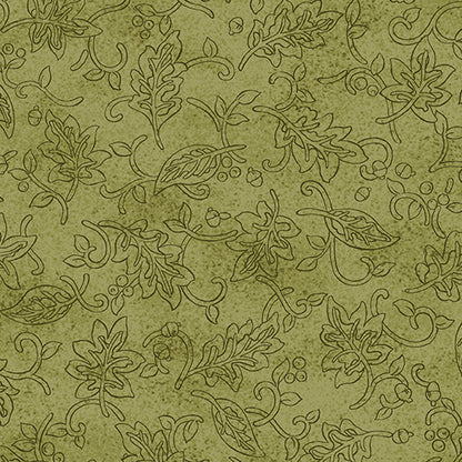 Benartex Fabric - Drifting Silhouette Grass (Autumn Breeze)