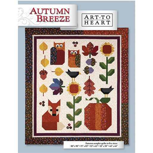 Benartex Fabric - Swirling Winds Chestnut (Autumn Breeze)