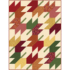 Benartex Fabric - Dancing Leaves Green (Autumn Breeze)