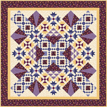 Benartex Fabric - Acorn Twirl Maple (Autumn Breeze)