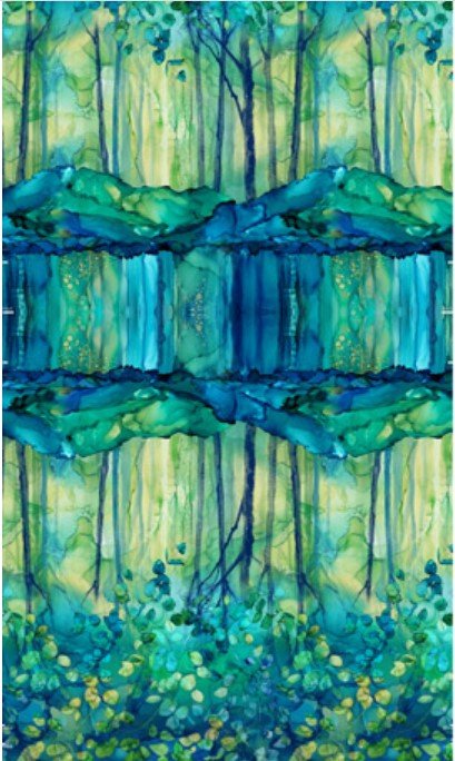 Northcott - Morning Light Blue Multi (Morning Light) 25282-44