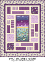 Benartex Fabric - Leafy Loops Grey (Bee Haven)