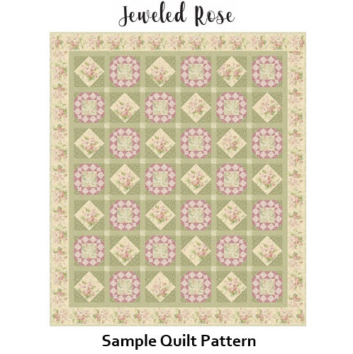 Benartex - Apple Blossom Stripe Willow (Beloved) 16650-40