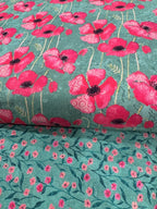 Windham Fabrics - Poppy Teal (53456-3)
