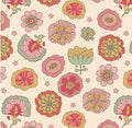 Benartex Fabric - Happy Flower Rose (Bird Song)