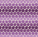 Benartex Fabric - Honeycomb Plum (Bee Haven)