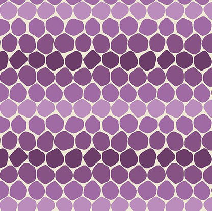 Benartex Fabric - Honeycomb Plum (Bee Haven)