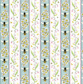 BENARTEX - Honeyland Stripe Lt. Prairie Sky (A Wildflower Heart)