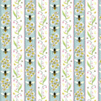 BENARTEX - Honeyland Stripe Lt. Prairie Sky (A Wildflower Heart)