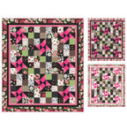 Northcott Fabric - Mini Peony Black (Bloom)