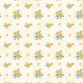 Benartex - Chalk Paint Small Floral Lt Teal (Chalk Barn) 16319-04