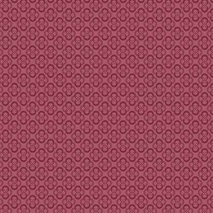 Benartex Fabric - Chalk Block Print Red (Chalk Barn)