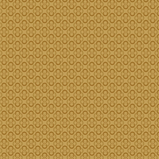 Benartex Fabric - Chalk Block Print Gold (Chalk Barn)