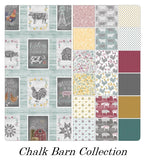 Benartex - Chalk Block Print Red (Chalk Barn) 16324-10