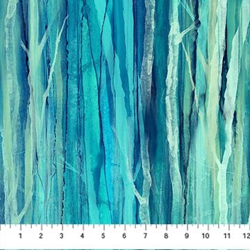 NORTHCOTT - Morning Light Tree Texture Turquoise (Morning Light) DP25286-64