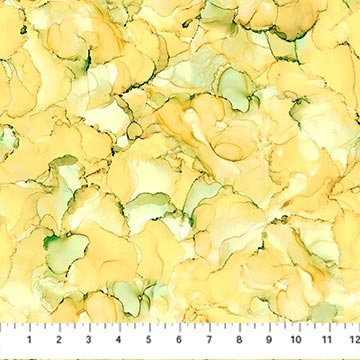 Northcott - Morning Light Leaves Yellow (Morning Light) 25288-52