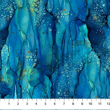 Northcott - Morning Light Splotches Blue (Morning Light) 25290-44