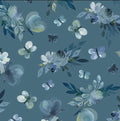 BENARTEX - Enchanted Butterfly Garden Dark Azure (Enchanted Florals) 16391-53