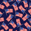 Benartex - USA Flags Navy (Faith, Family, Freedom) 14828-57