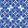 Benartex - Patriotic Geo Blue (Faith, Family, Freedom) 14832-54