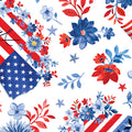 Benartex - America the Beautiful White (Faith, Family, Freedom) 14835-09