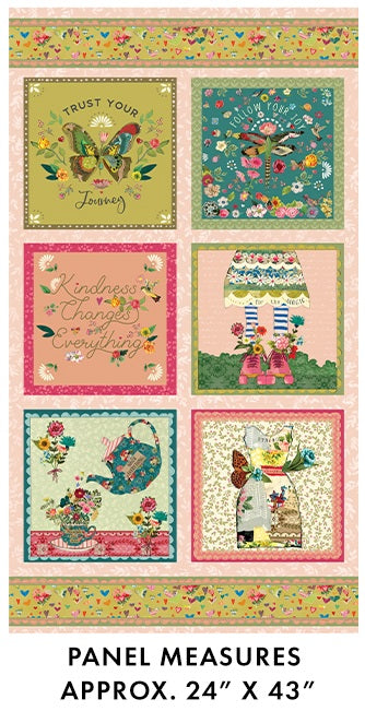 Benartex Fabric - Follow Your Joy Panel (Follow Your Joy)