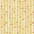 BENARTEX - Hearts Stripe Medium Citron (Follow Your Joy) 16662-32