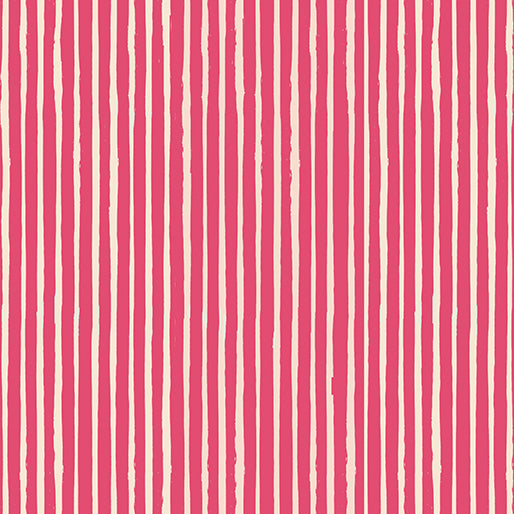 Benartex Fabric - Joyful Stripe Rose (Follow Your Joy)