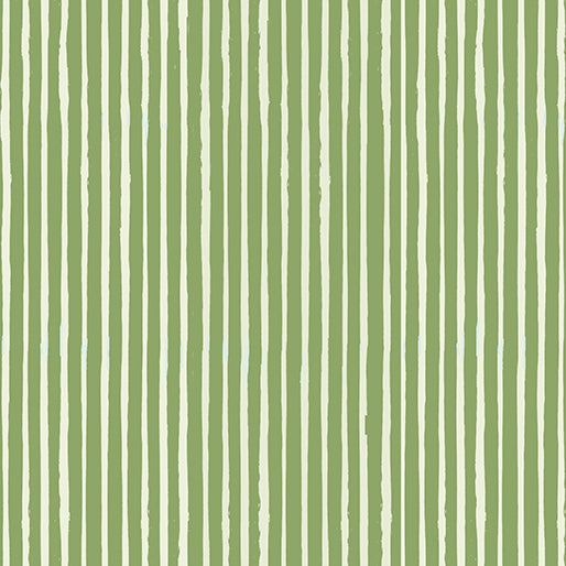 Benartex Fabric - Joyful Stripe Sage (Follow Your Joy)