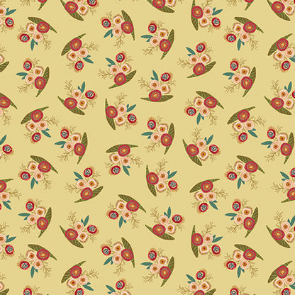 Benartex Fabric - Tossed Roses Medium Cotton (Follow Your Joy)