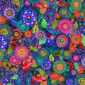 Timeless Treasures - Garden Floral Garden (Jubilant) FL-CD4432