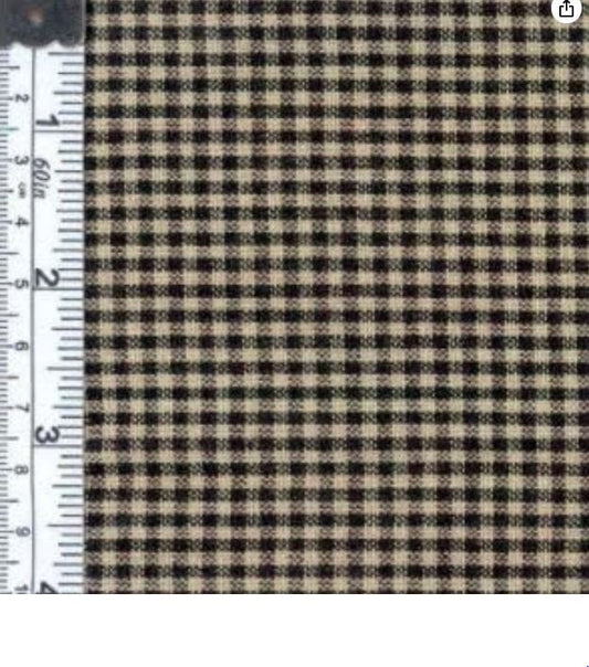 Rustic Woven - Natural & Black Checkered