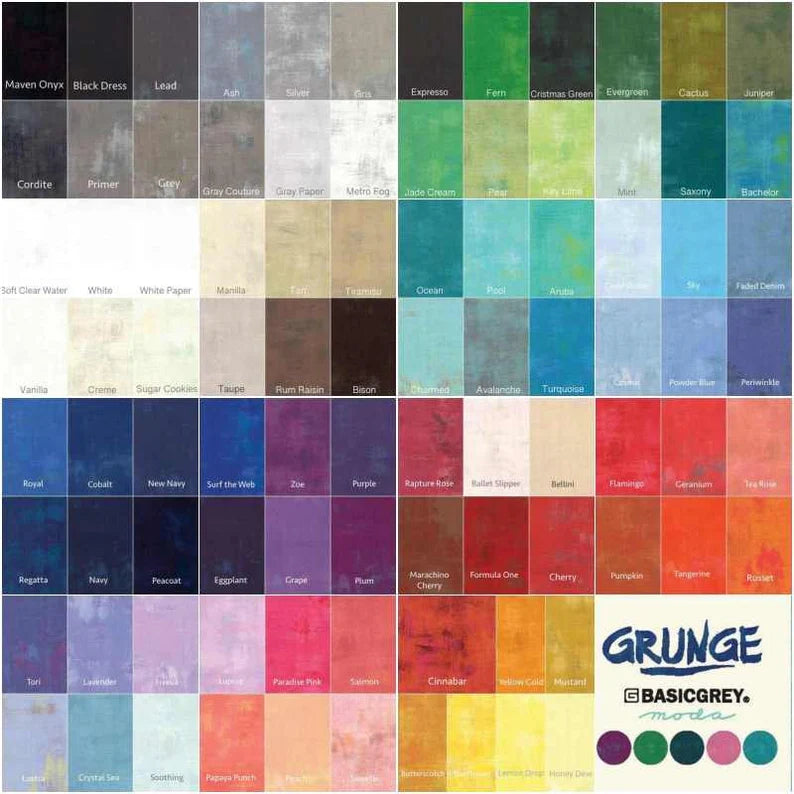 Moda Fabric - Grunge Navy (Grunge Basics)