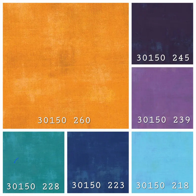 Moda Fabric - Grunge Navy (Grunge Basics)