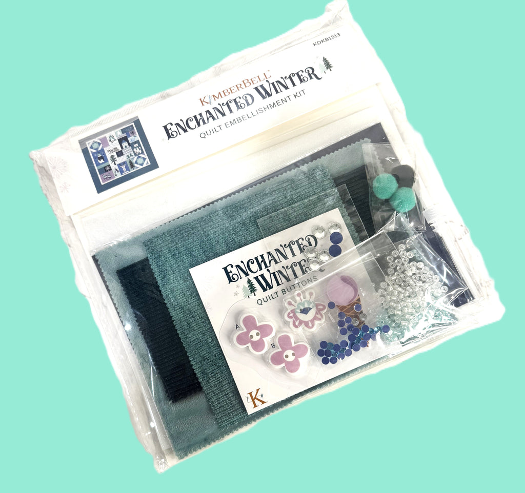 Enchanted Winter Embellishment Kit ONLY by Kimberbell Designs - KDKB1313