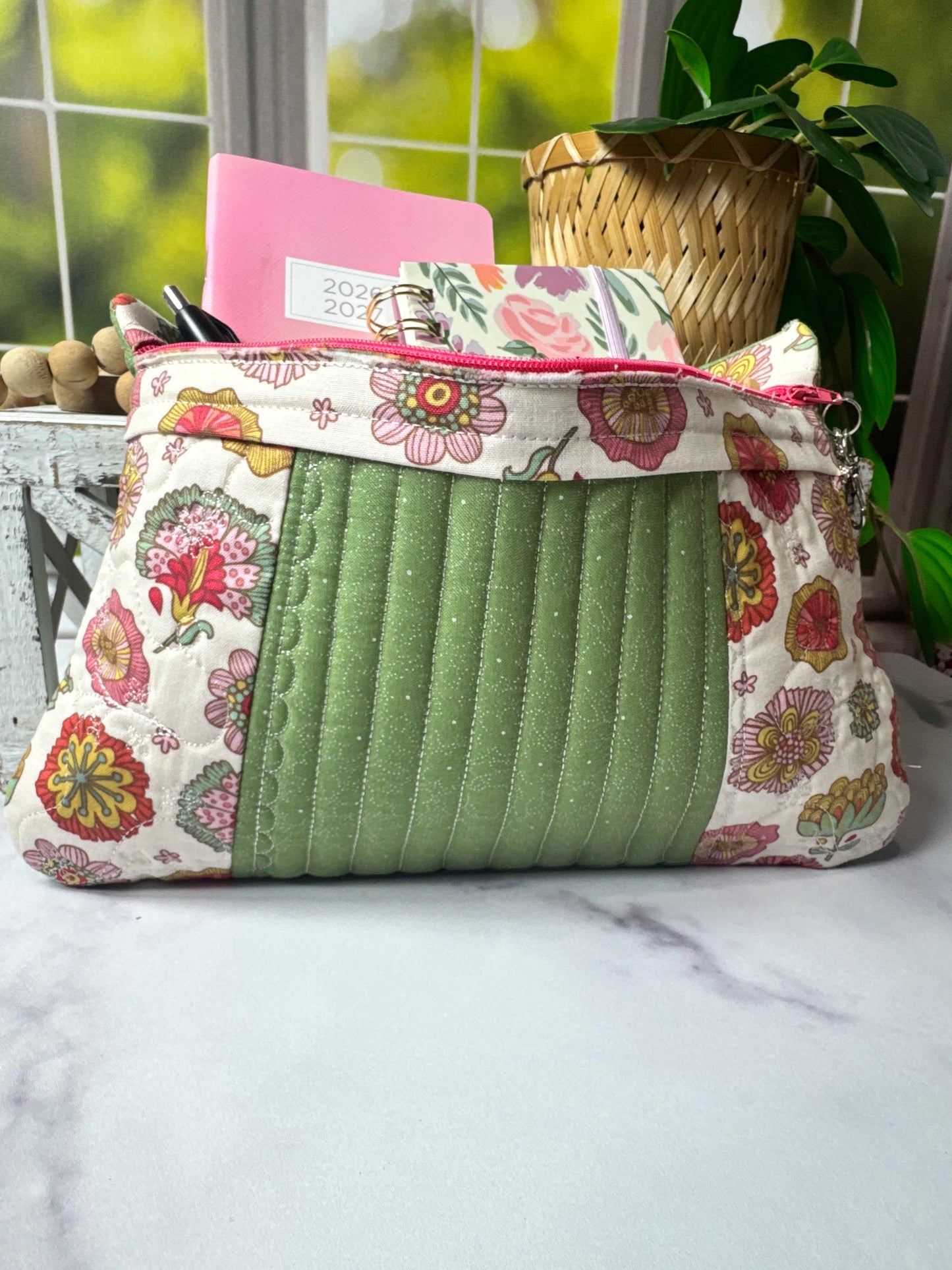 Quilted Zipper Bag