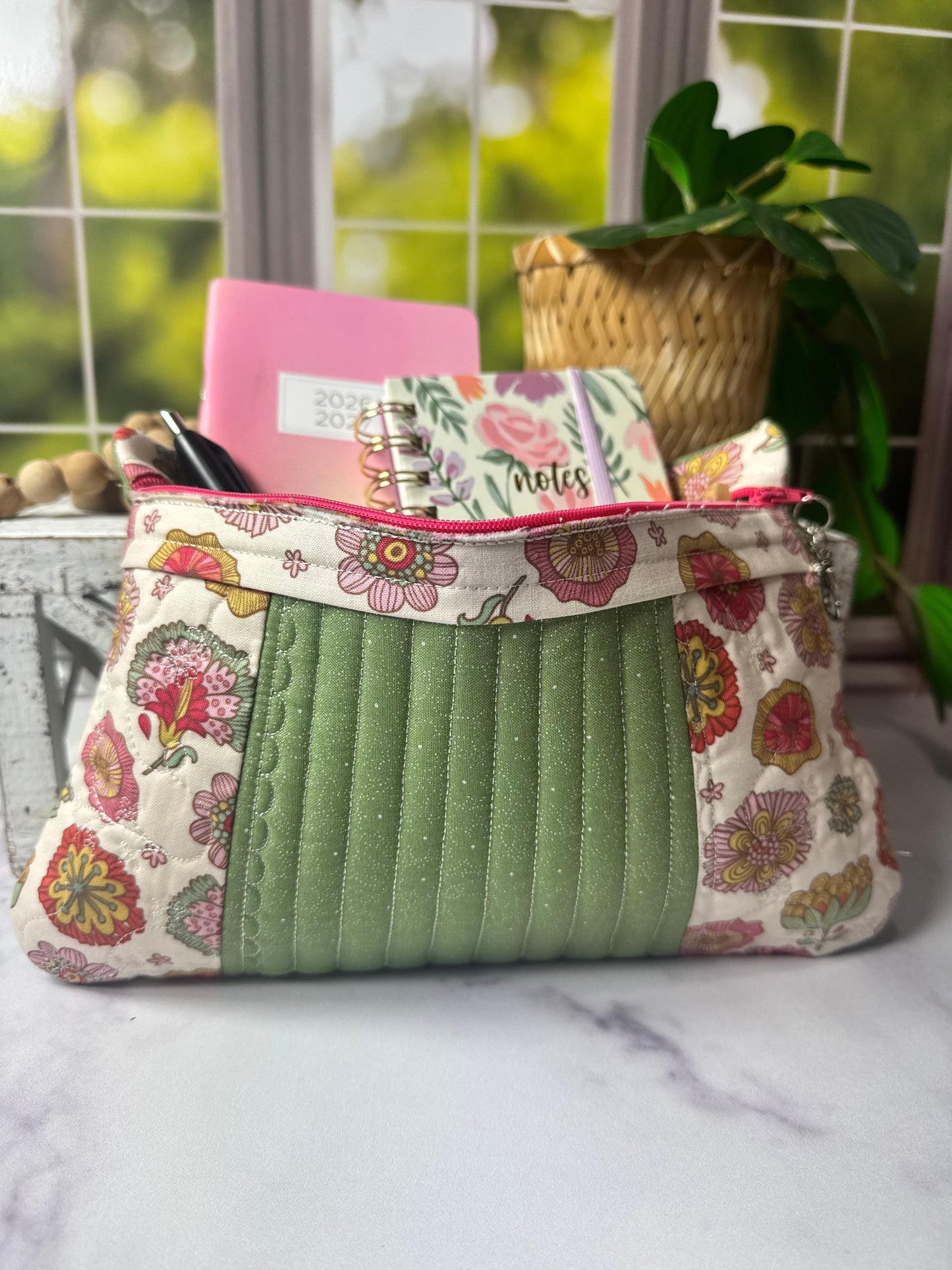 Quilted Zipper Bag