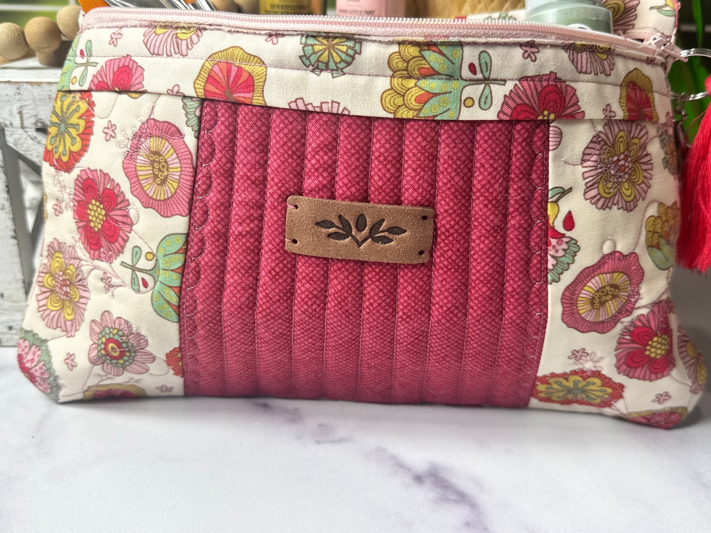 Quilted Zipper Bag