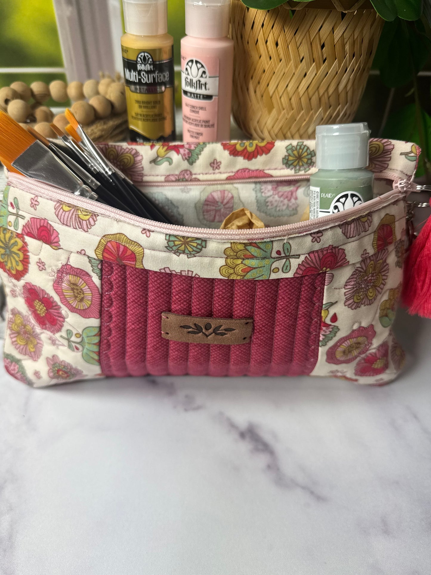 Quilted Zipper Bag