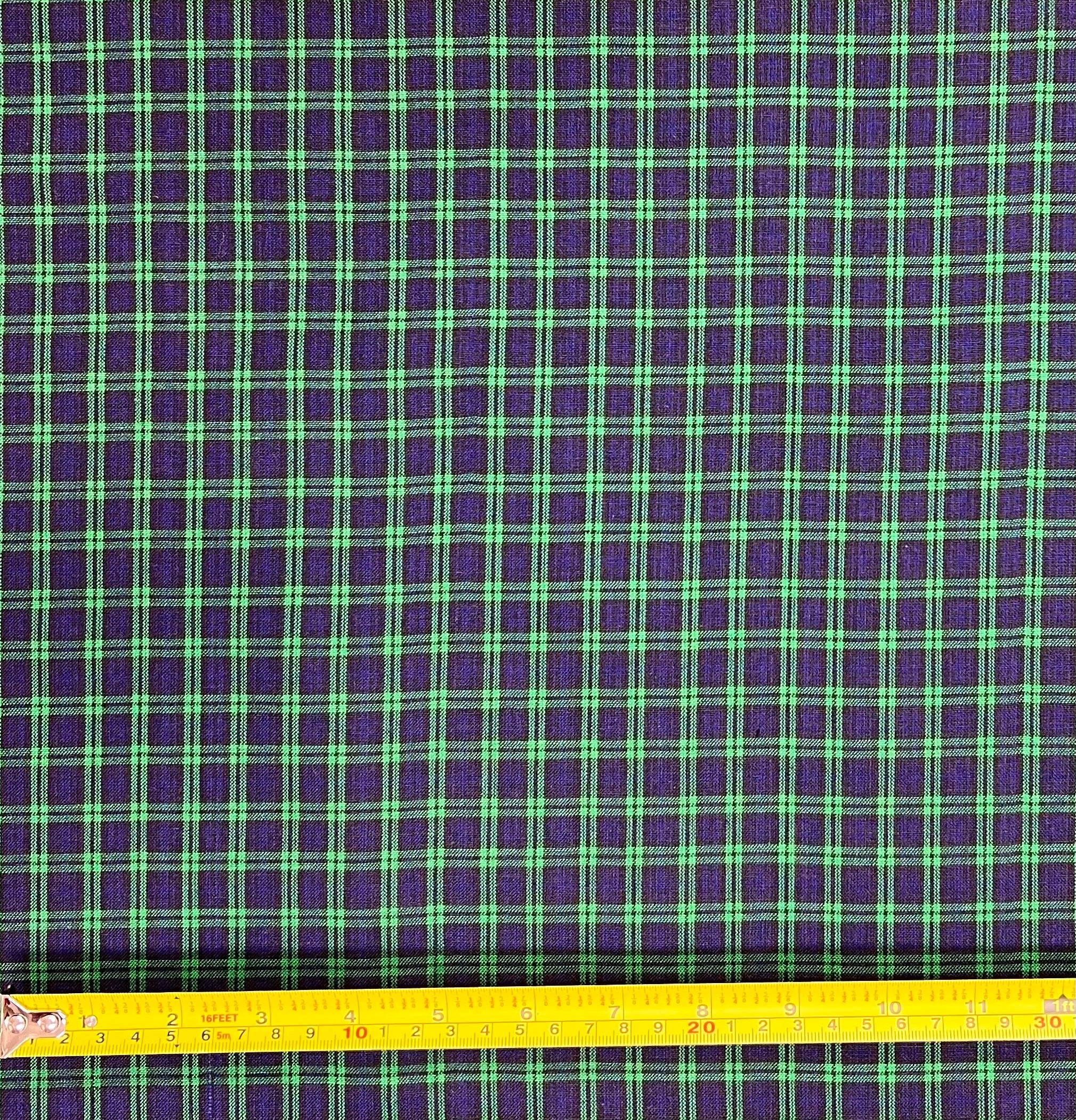 Classic Tartan - Black Watch Plaid Fabric