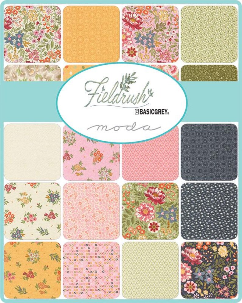 Fieldrush Layer Cake by Basic Grey for Moda