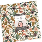 Floral fabric panel with Moda label on a white background