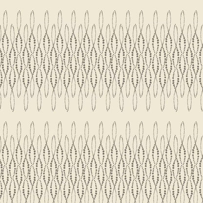 Benartex Fabric - Loopy Lace Grey/Natural (Modern Vintage: Treasured)